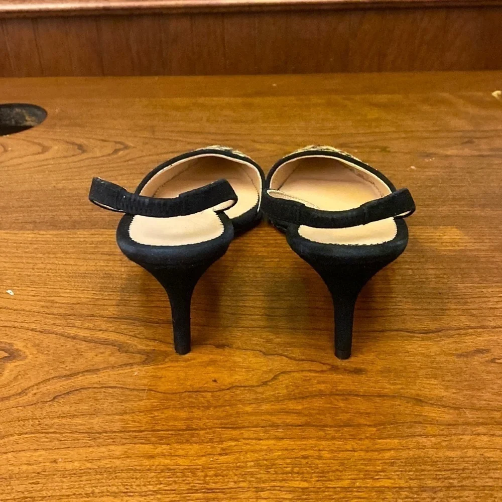 J Crew Colette mule heels in satin BM693